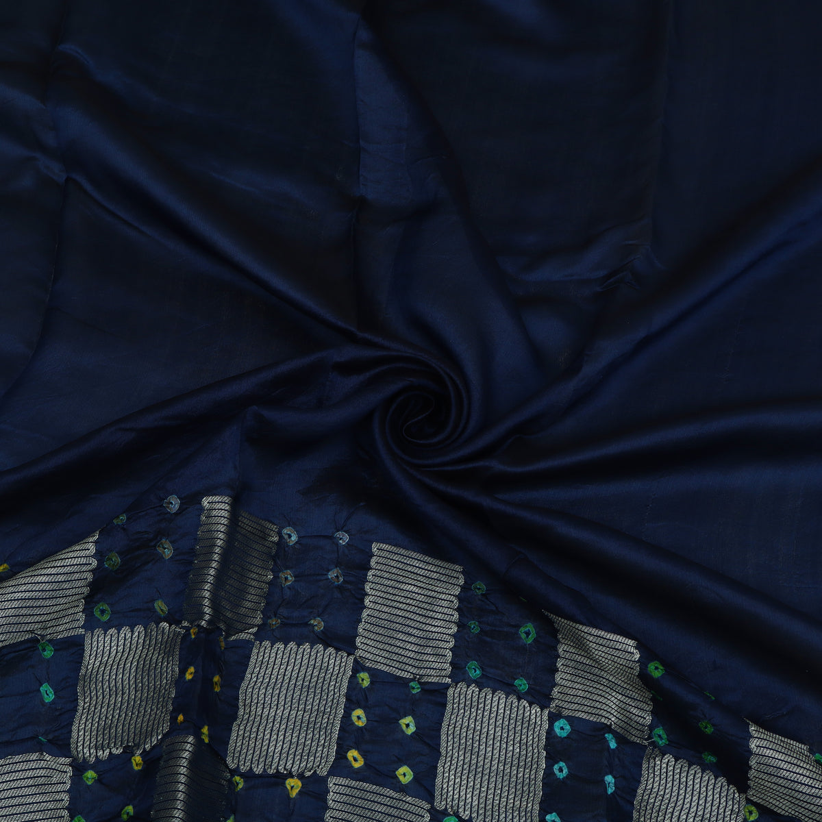 Pure Munga Bandhani Brocade Fabric
