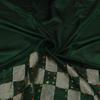 Pure Munga Bandhani Brocade Fabric