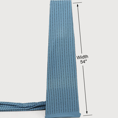 Denim Sequins Embroidery Fabric