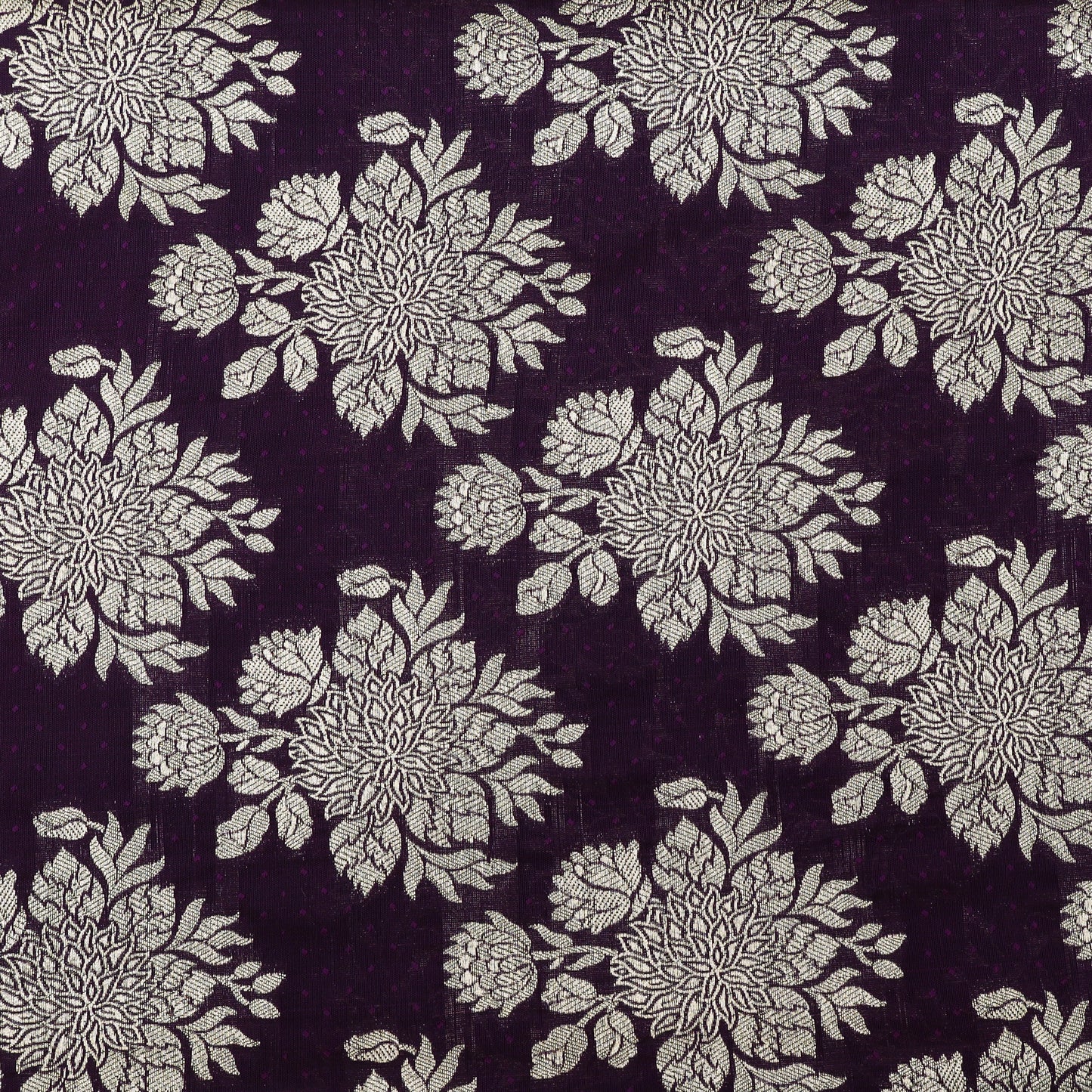 Purple Color Brocade Fabric