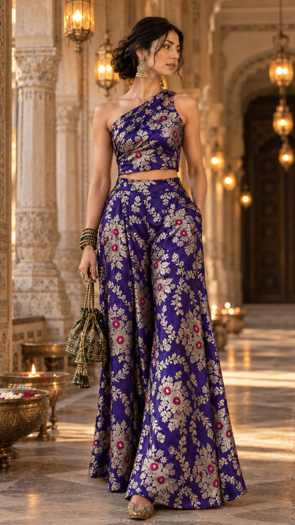 Katan Meena Brocade Fabric