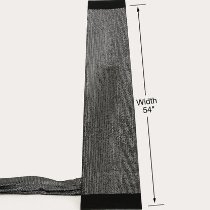 Denim Sequins Embroidery Fabric