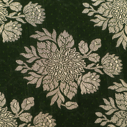 Mahandi Green Color Brocade Fabric