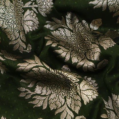 Mahandi Green Color Brocade Fabric