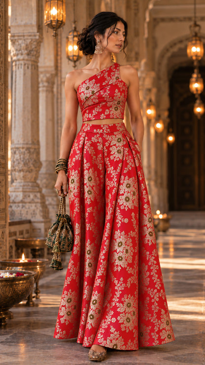 Katan Meena Brocade Fabric