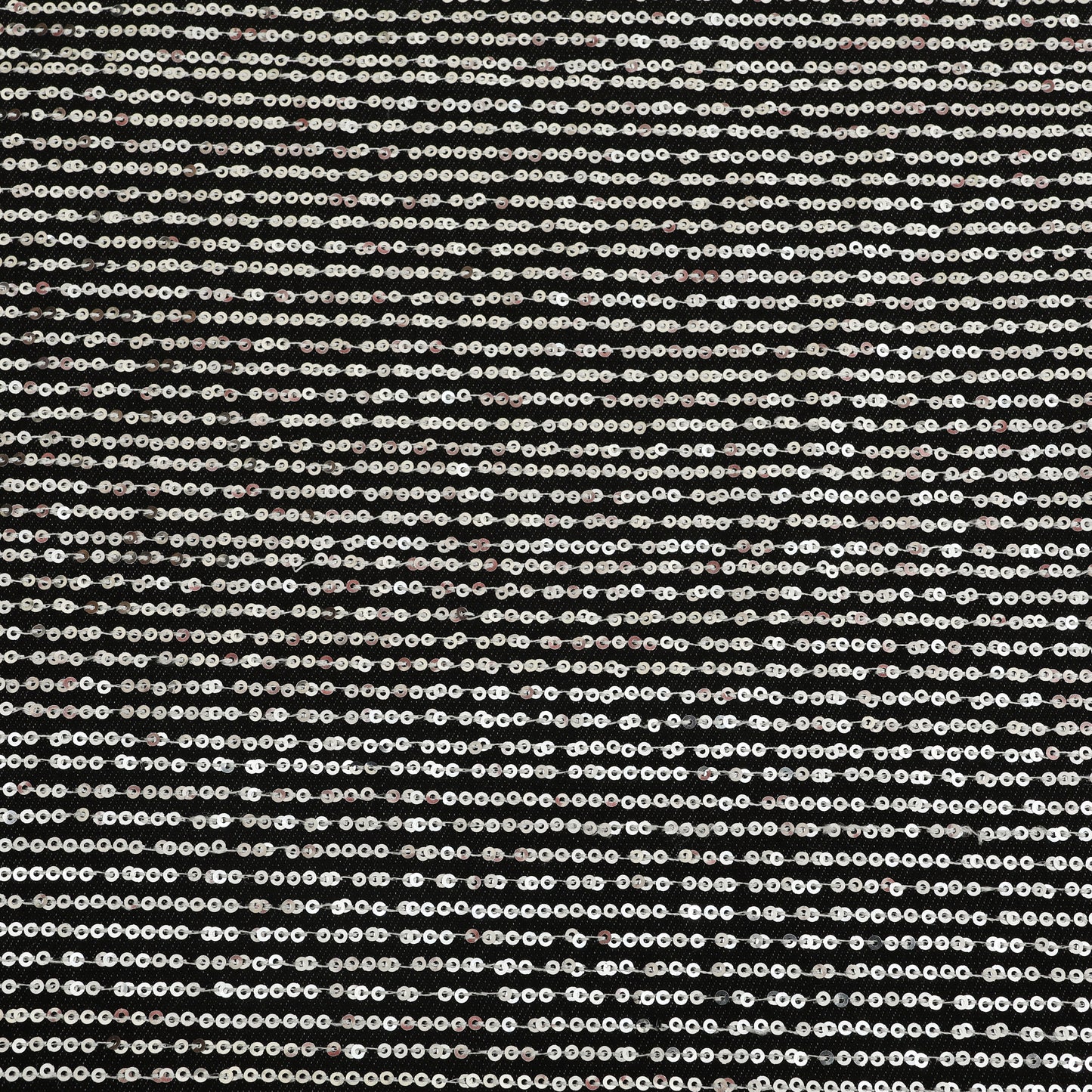 Denim Sequins Embroidery Fabric