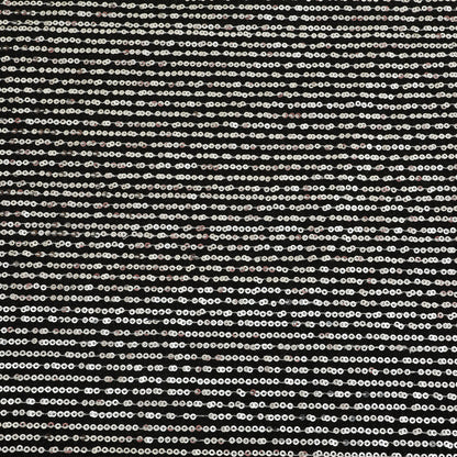 Denim Sequins Embroidery Fabric