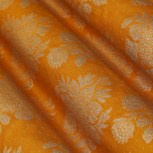 Mustard Color Brocade Fabric