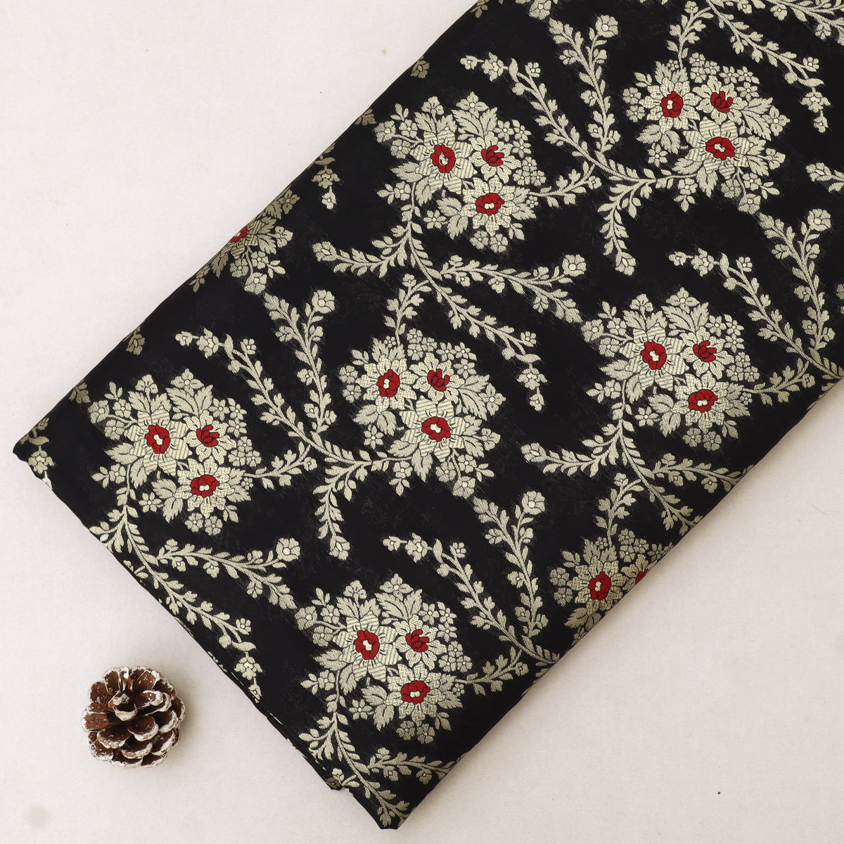 Katan Meena Brocade Fabric