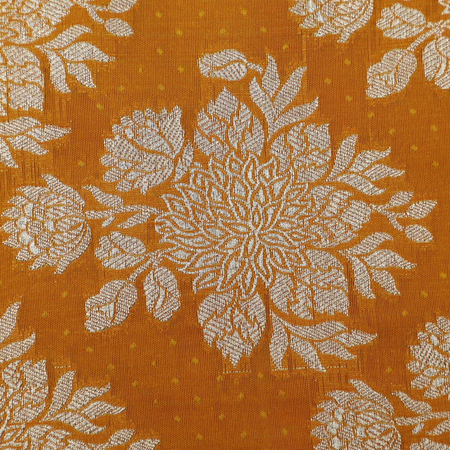 Mustard Color Brocade Fabric