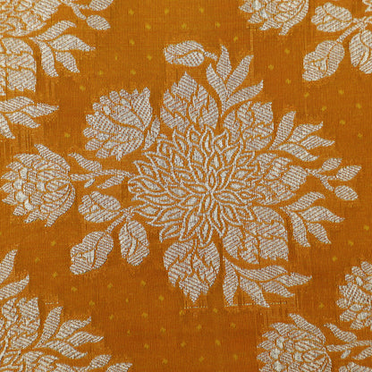 Mustard Color Brocade Fabric