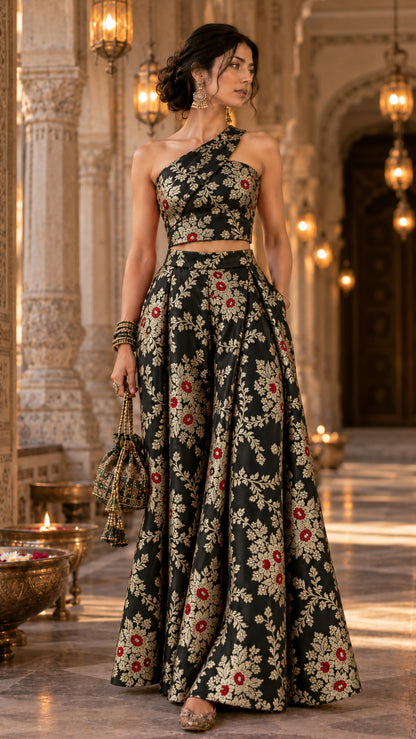Katan Meena Brocade Fabric