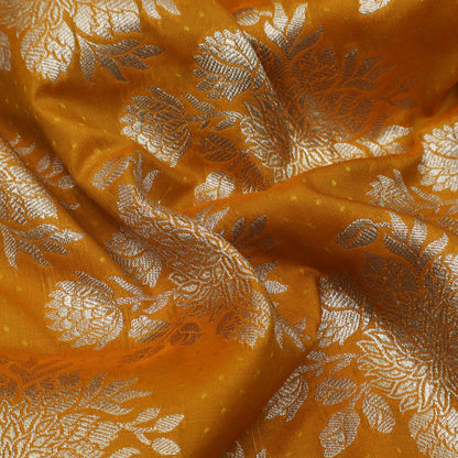 Mustard Color Brocade Fabric