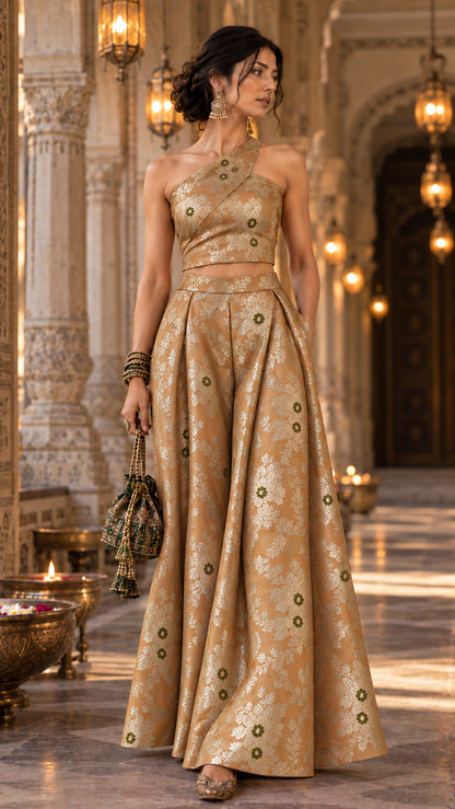 Katan Meena Brocade Fabric