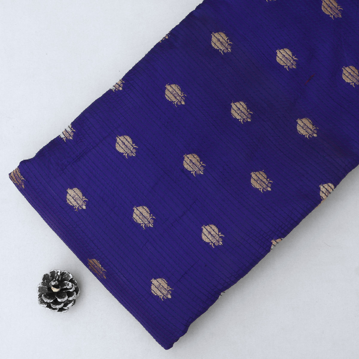 Raw Silk Booti Fabric