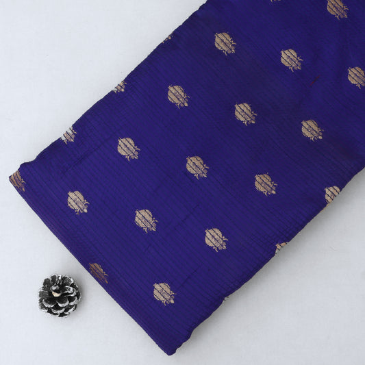 Raw Silk Booti Fabric