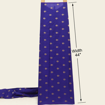 Raw Silk Booti Fabric