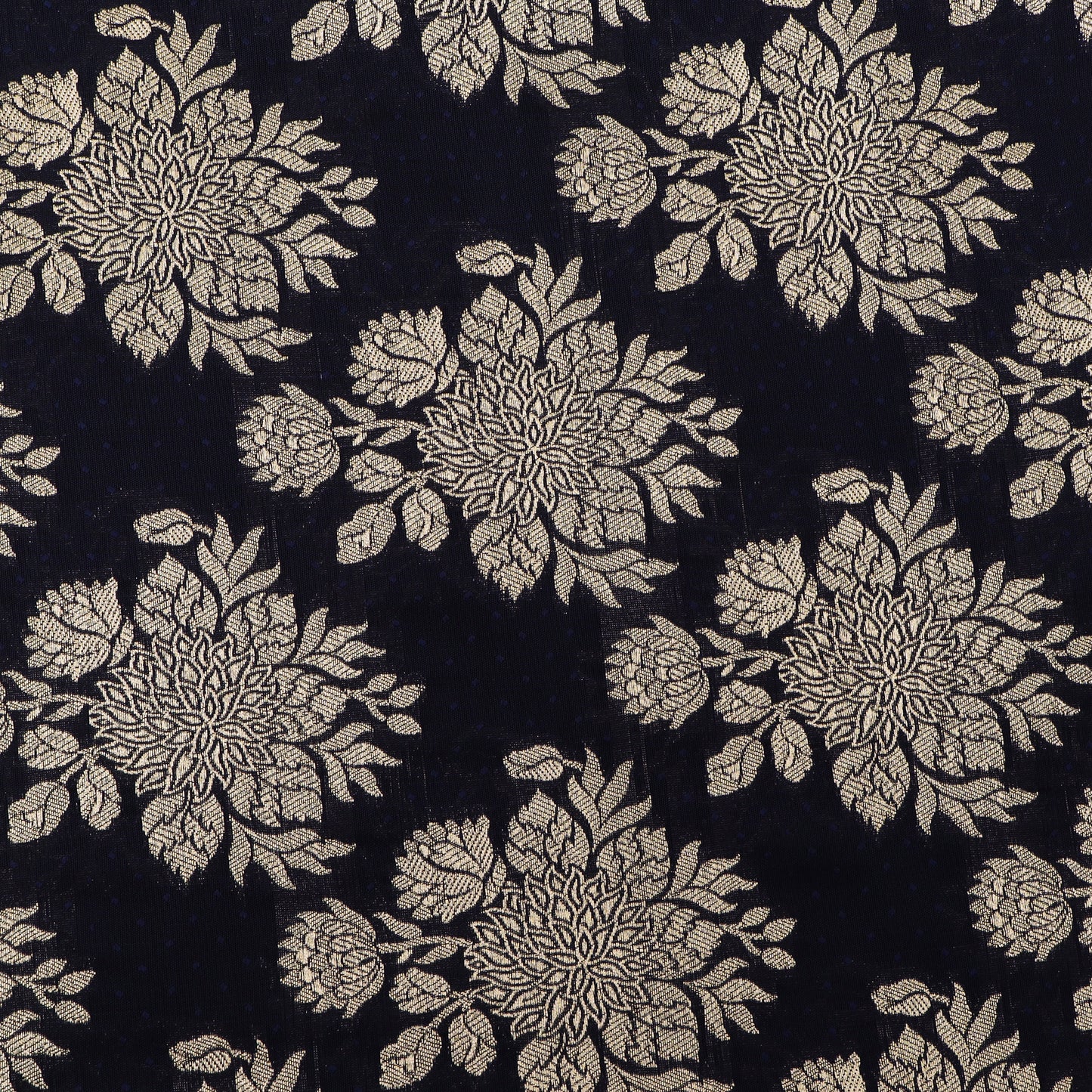 Blue Color Brocade Fabric