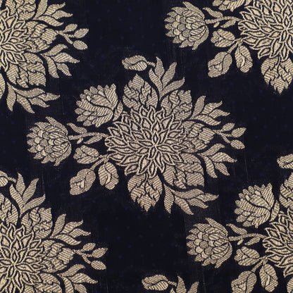 Blue Color Brocade Fabric