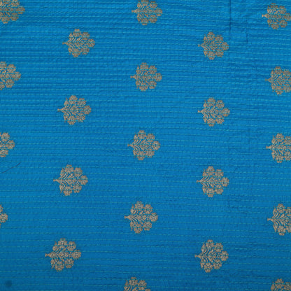 Raw Silk Booti Fabric