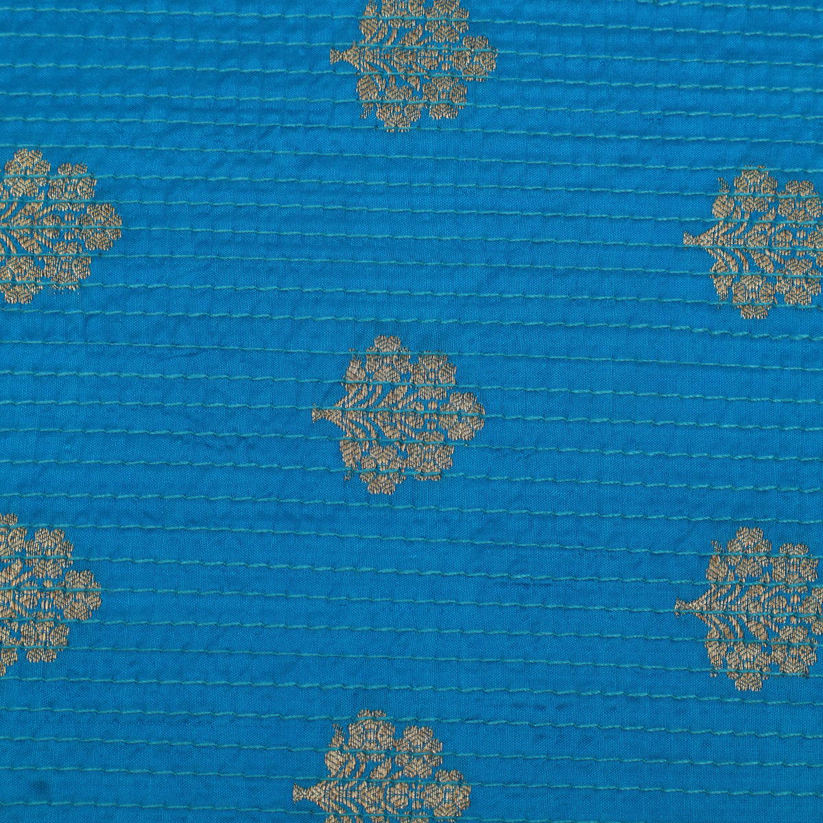 Raw Silk Booti Fabric