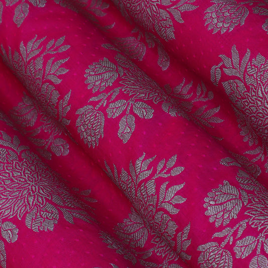 Pink Color Brocade Fabric