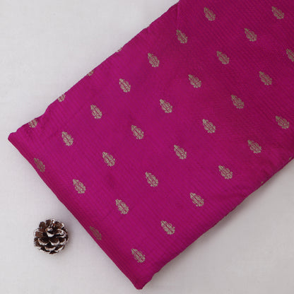 Raw Silk Booti Fabric