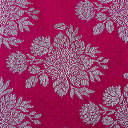 Pink Color Brocade Fabric