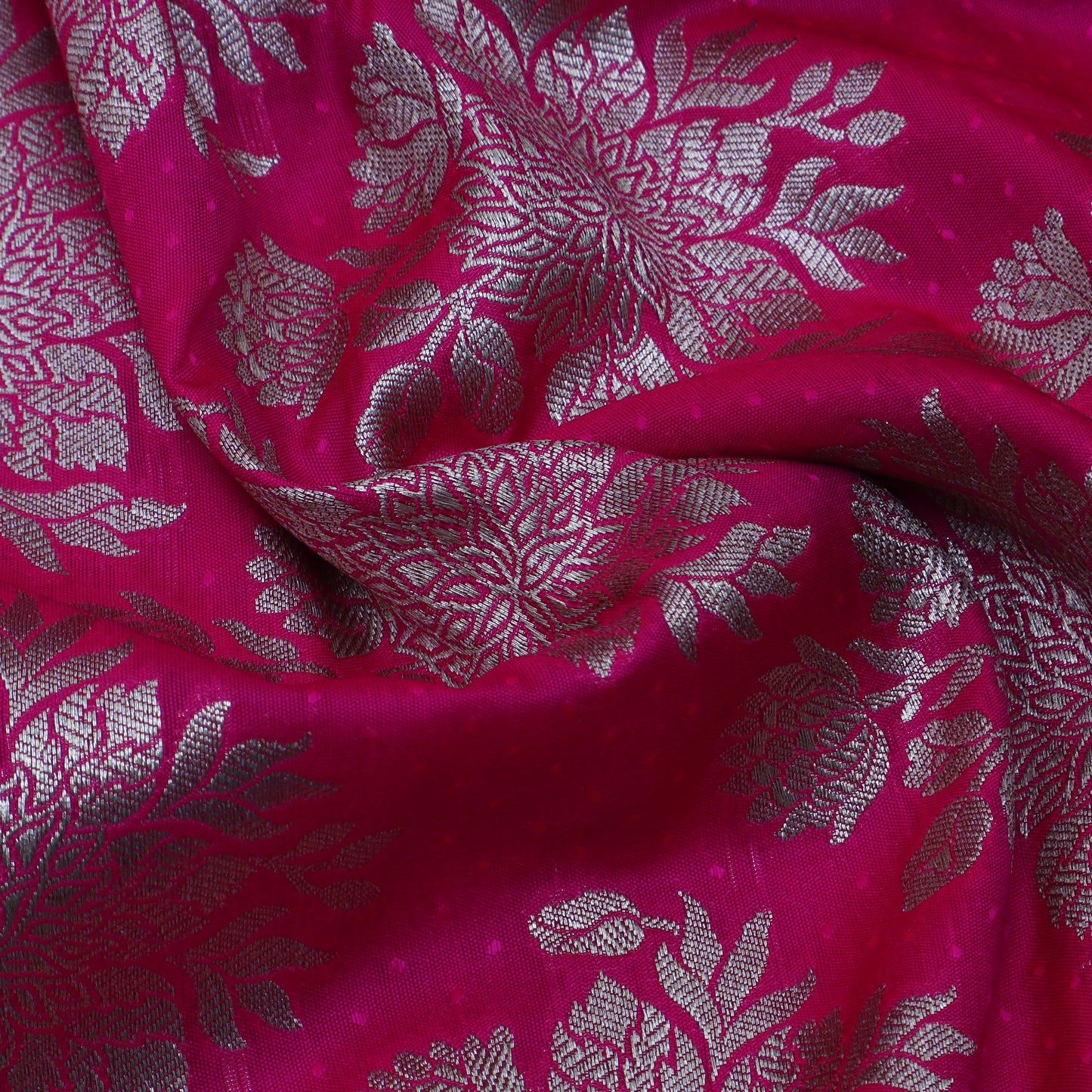 Pink Color Brocade Fabric