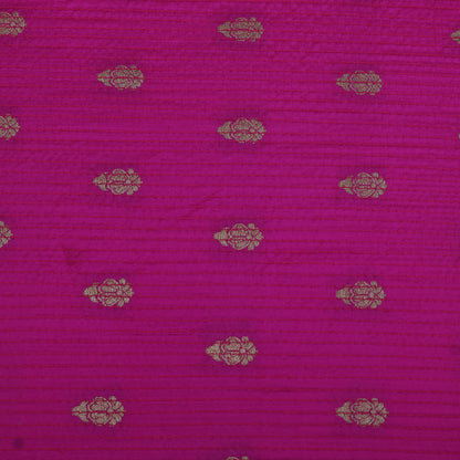 Raw Silk Booti Fabric
