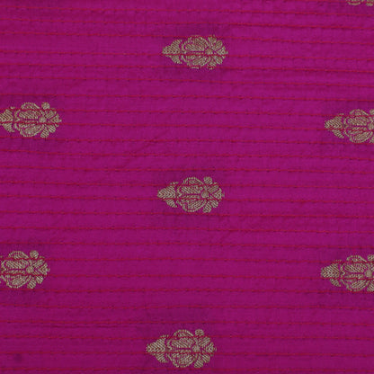 Raw Silk Booti Fabric