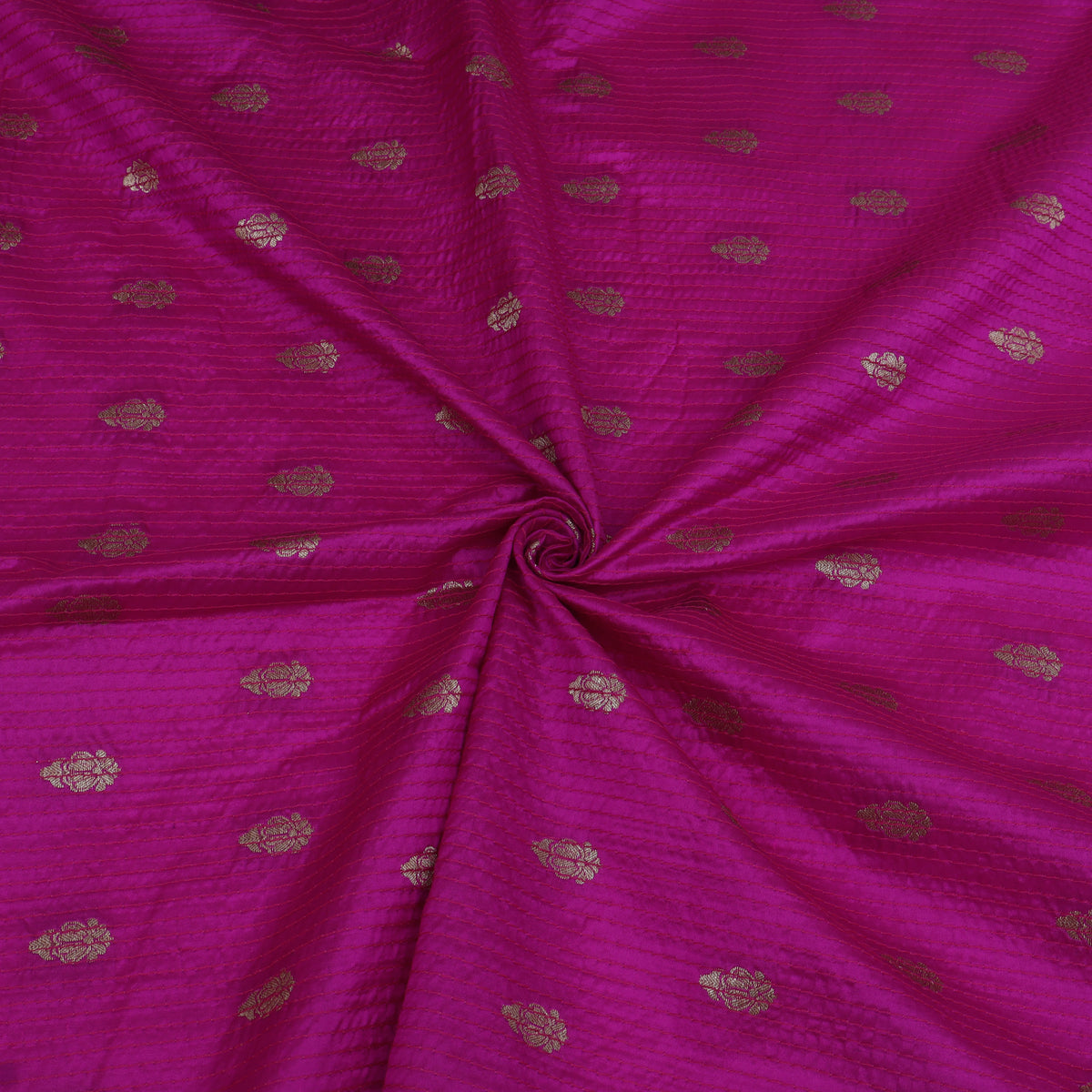 Raw Silk Booti Fabric
