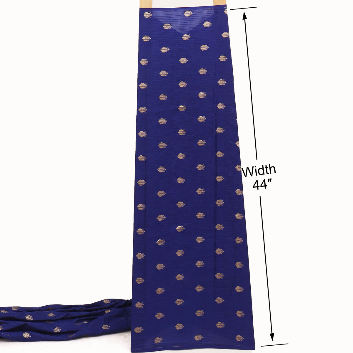 Raw Silk Booti Fabric