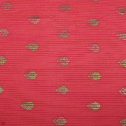 Raw Silk Booti Fabric