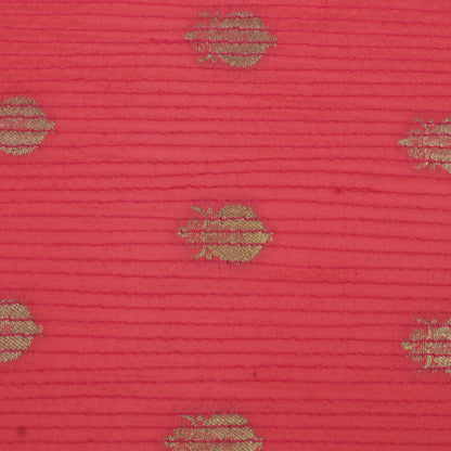 Raw Silk Booti Fabric