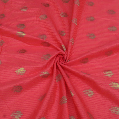 Raw Silk Booti Fabric