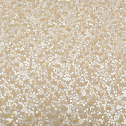 Net Sequins Embroidery Fabric