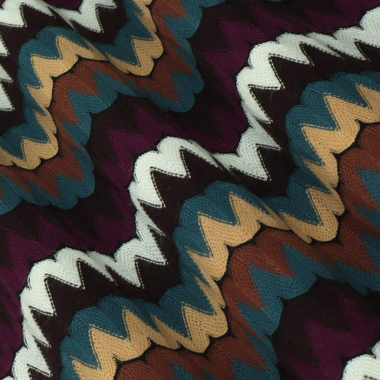 Multicolor Crosia Fabric Texture