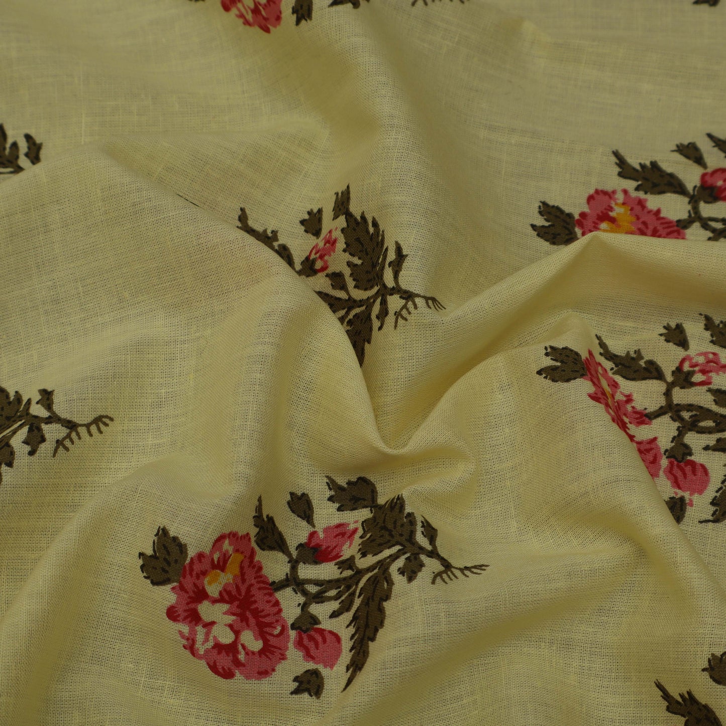 Colored Cotton Print Fabric