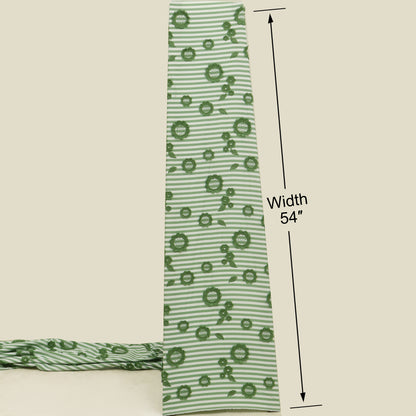 Crepe Silk Stripe Embroidery Fabric