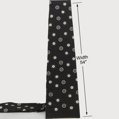 Floral Sequins Denim Embroidery