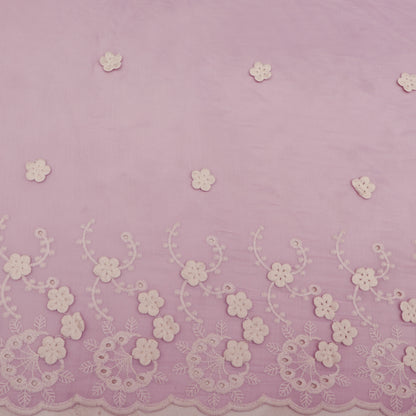 Chanderi Embroidery Fabric