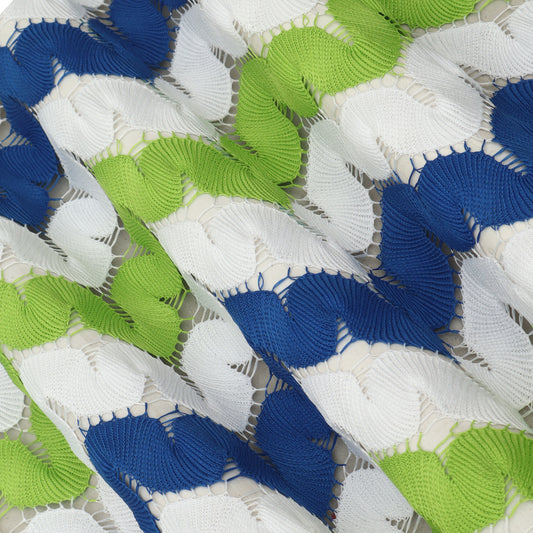 Zig Zag Pattern Crosia  Fabric