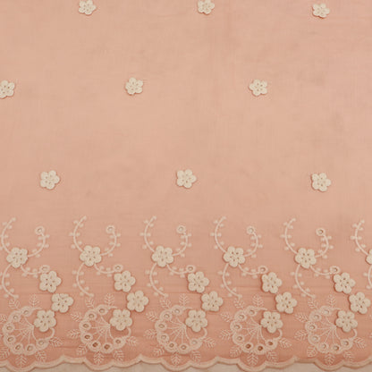 Chanderi Embroidery Fabric