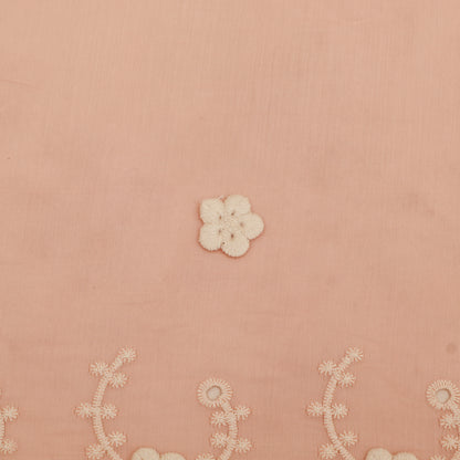 Chanderi Embroidery Fabric