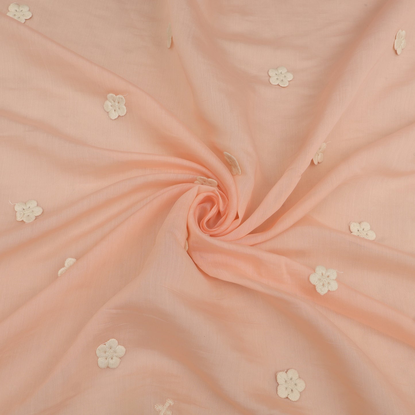Chanderi Embroidery Fabric