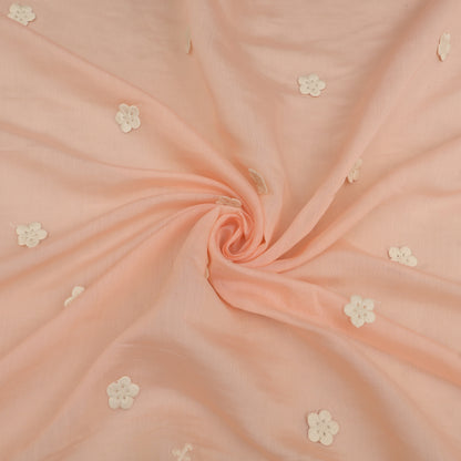 Chanderi Embroidery Fabric