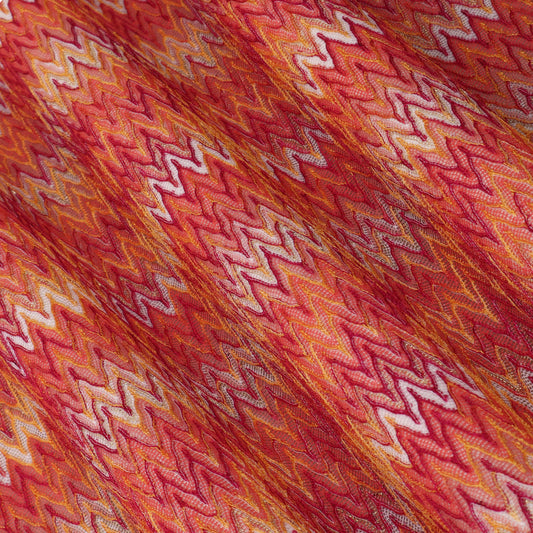 Zig Zag Pattern Crosia Fabric Textile