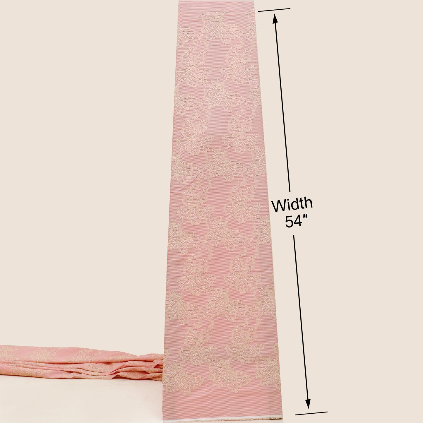 Cotton Stripe Embroidery Fabric