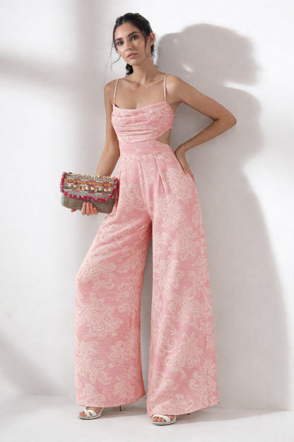 Cotton Stripe Embroidery Fabric